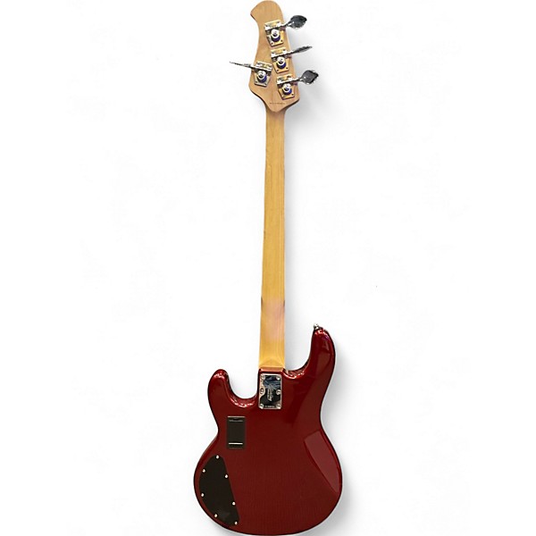 Used Sterling by Music Man STINGRAY Candy Apple Red Electric Bass Guitar