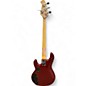 Used Sterling by Music Man STINGRAY Candy Apple Red Electric Bass Guitar