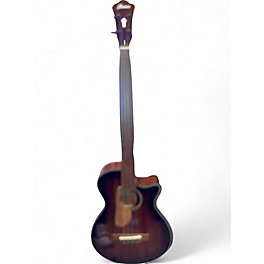 Used Ibanez AEGB24FE Fretless 2 Color Sunburst Acoustic Bass Guitar