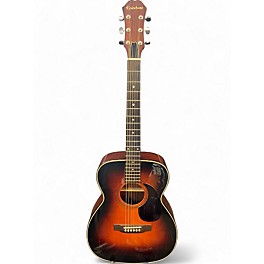 Vintage 1970s Epiphone PR600 Tobacco Burst Acoustic Guitar