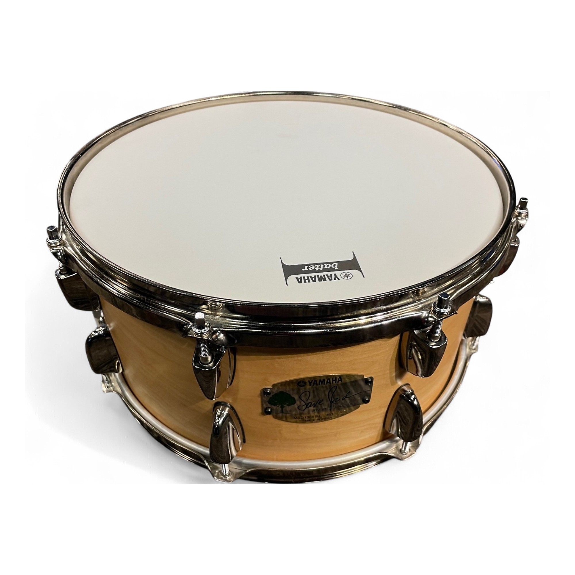 Used Yamaha 13X6.5 Steve Jordan Snare Natural Drum Natural 197