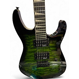 Used Jackson JS22 Dinky Trans Green Solid Body Electric Guitar
