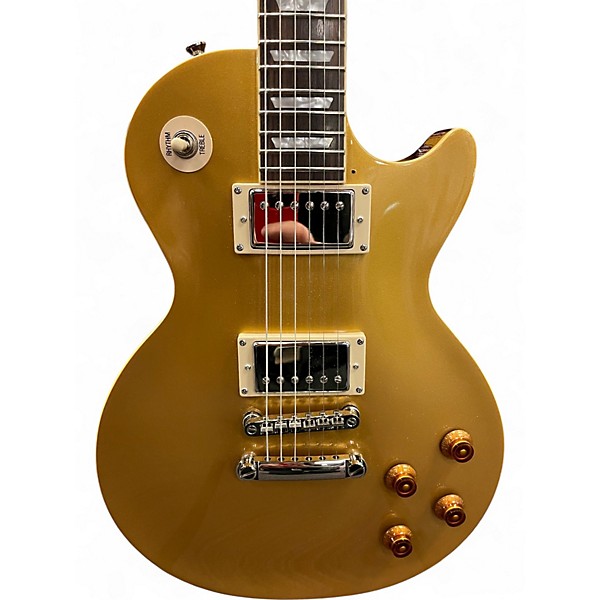 Used Epiphone Les Paul Standard 60's Metallic Gold Solid Body Electric Guitar