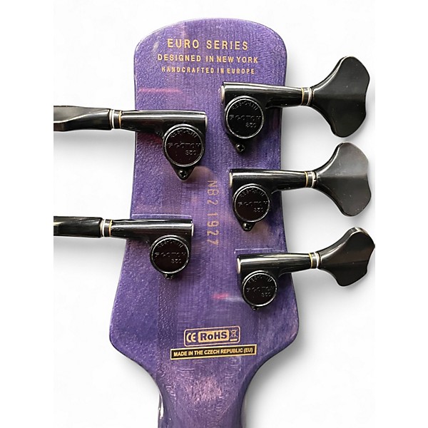 Used Spector EURO 5 CST VIOLET BURST Electric Bass Guitar