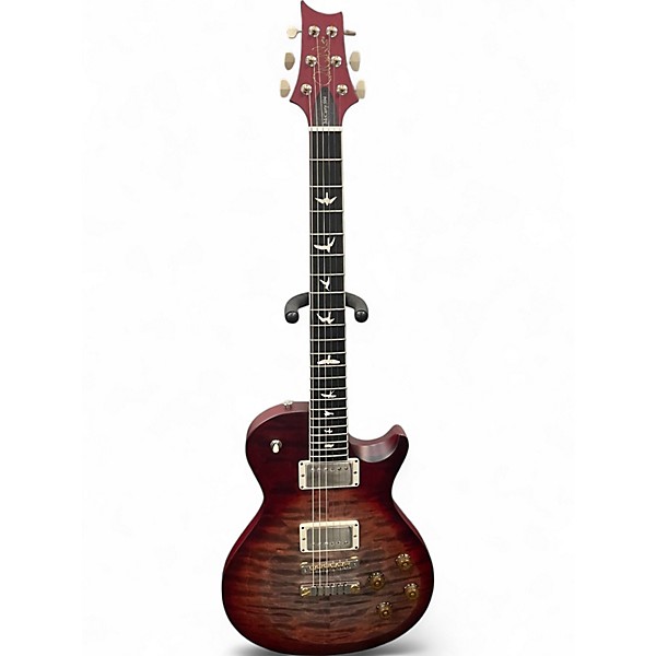 Used 2024 PRS S2 McCarty 594 Satin Cherry Tiger's Eye Solid Body Electric Guitar