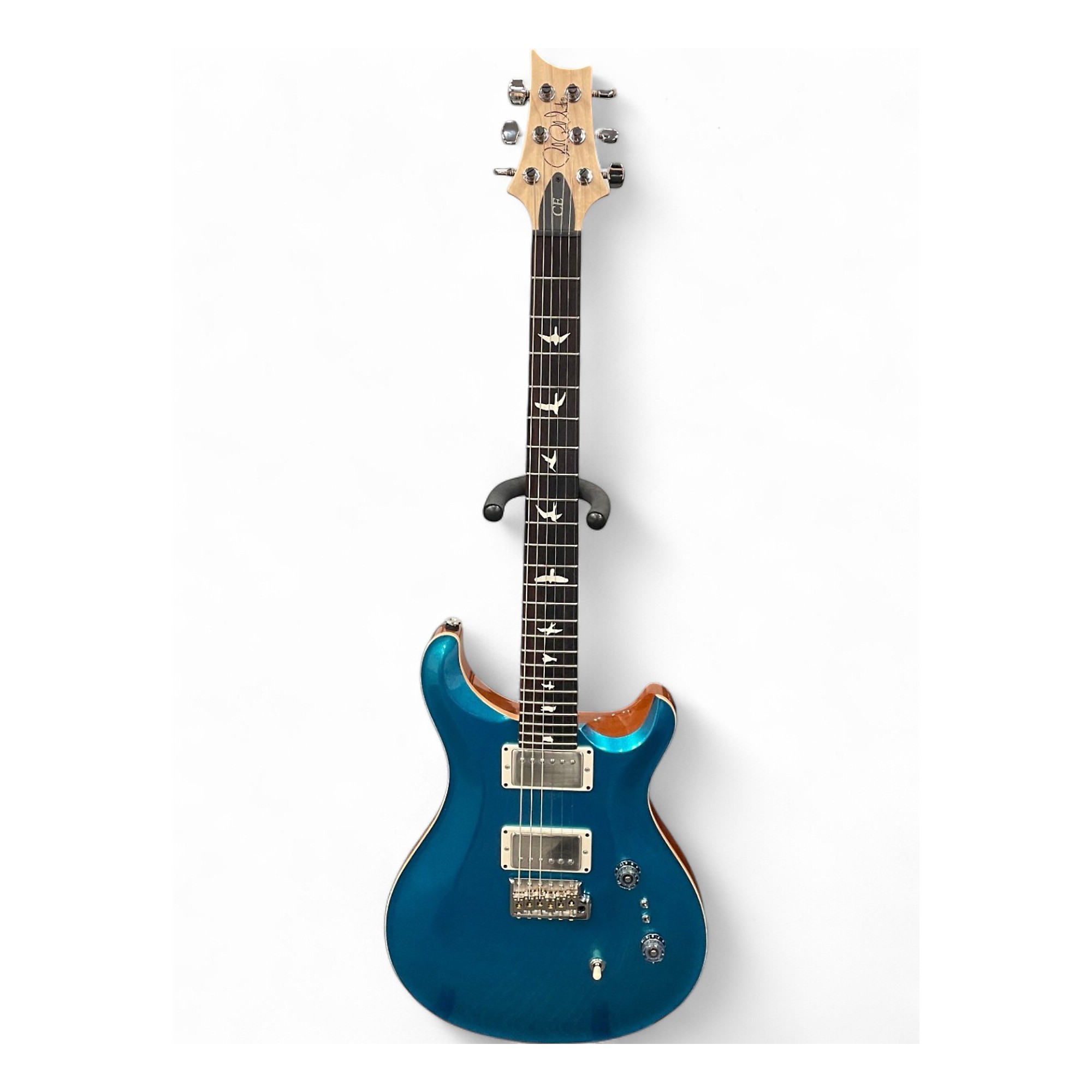 Used 2022 PRS CE24 Metallic Blue Solid Body Electric Guitar