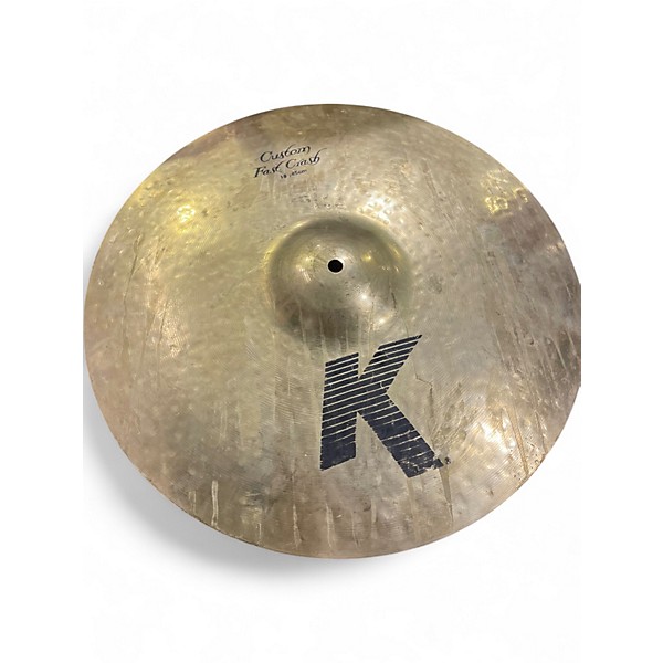 Used Zildjian 18in K Custom Fast Crash Cymbal
