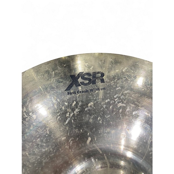 Used Sabian 18in XSR Fast Crash Cymbal