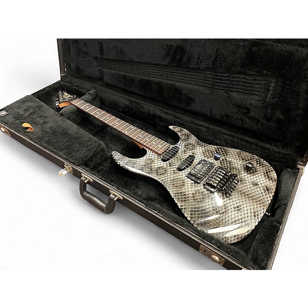 Used 1980s B.C. Rich ST-III Snakeskin Gray Snakeskin Solid