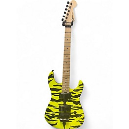 Used Charvel SATCHEL Yellow Tiger Solid Body Electric Guitar