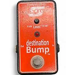 Used Option 5 Destination Bump Boost Effect Pedal