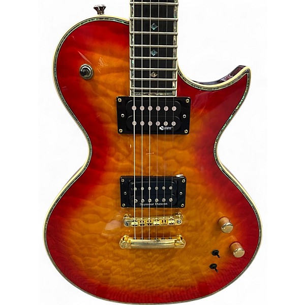 Used Fernanades Monterey Elite Cherry Sunburst Solid Body Electric Guitar