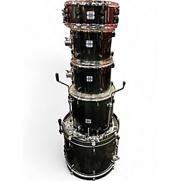 Used Yamaha 5 Piece Stage Custom Advantage Nouveau Black Drum Kit