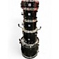 Used Yamaha 5 Piece Stage Custom Advantage Nouveau Black Drum Kit thumbnail