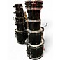 Used Yamaha 5 Piece Stage Custom Advantage Nouveau Black Drum Kit