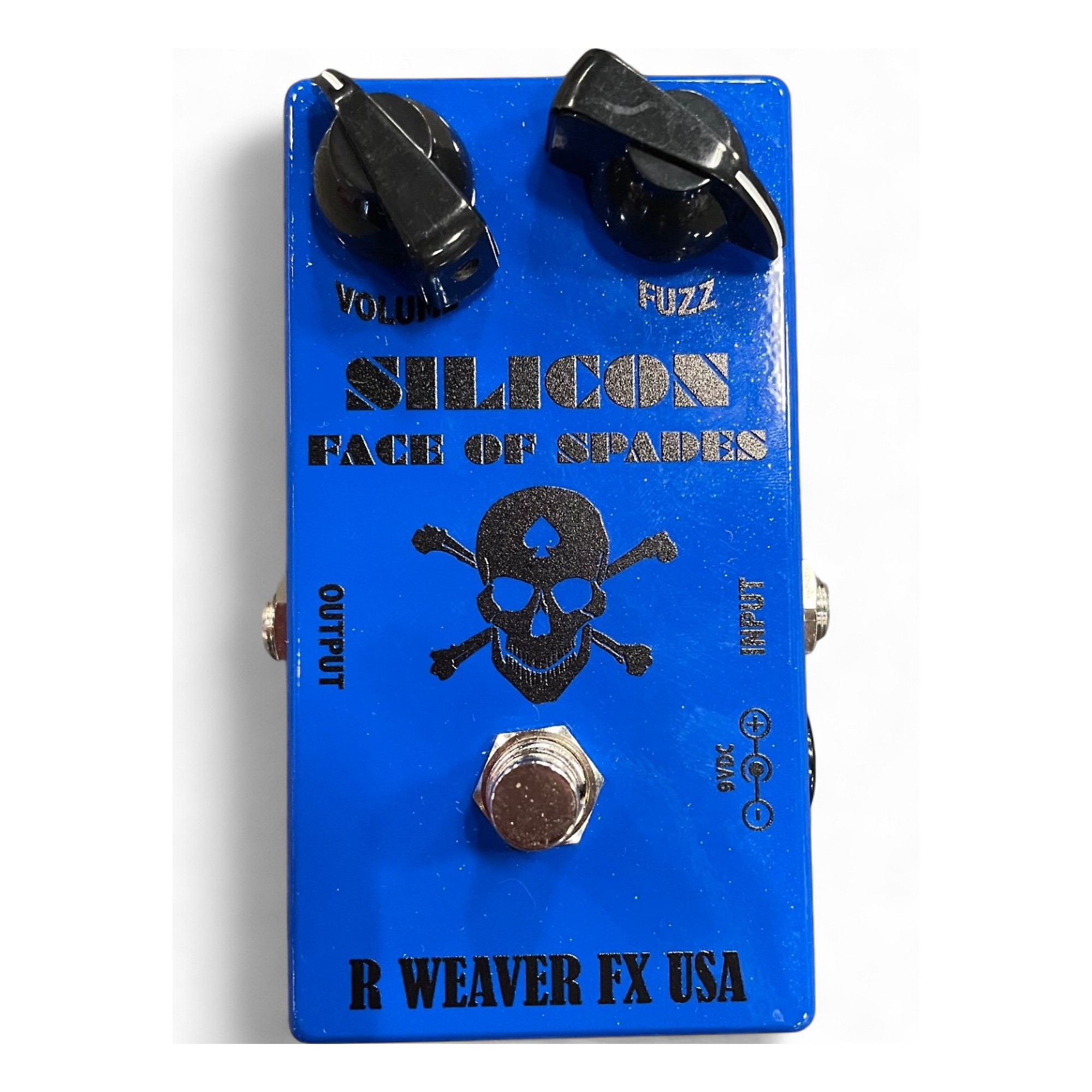 Used R Weaver Fx Usa Silicon Face of Spades Effect Pedal
