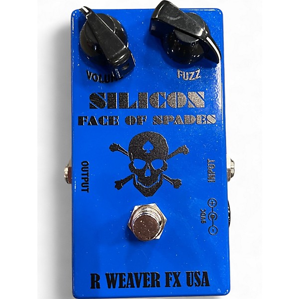 Used R Weaver Fx Usa Silicon Face of Spades Effect Pedal