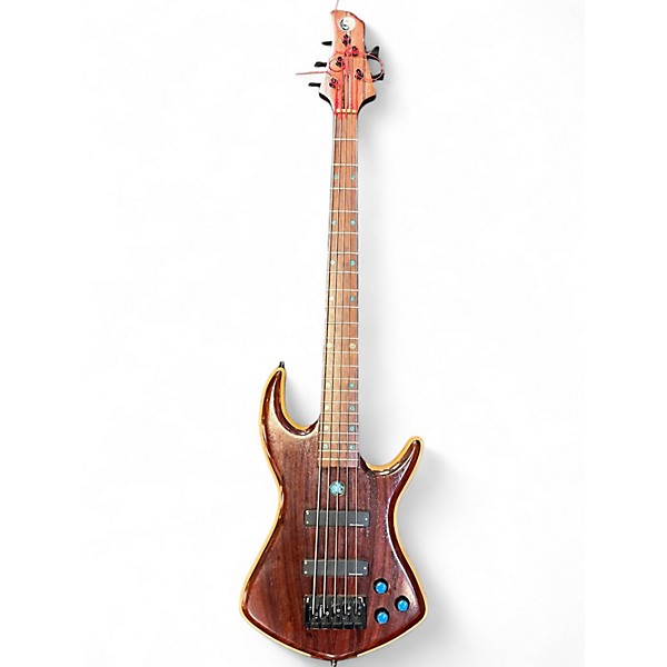 Used Steger Ying Yang  Natural Electric Bass Guitar