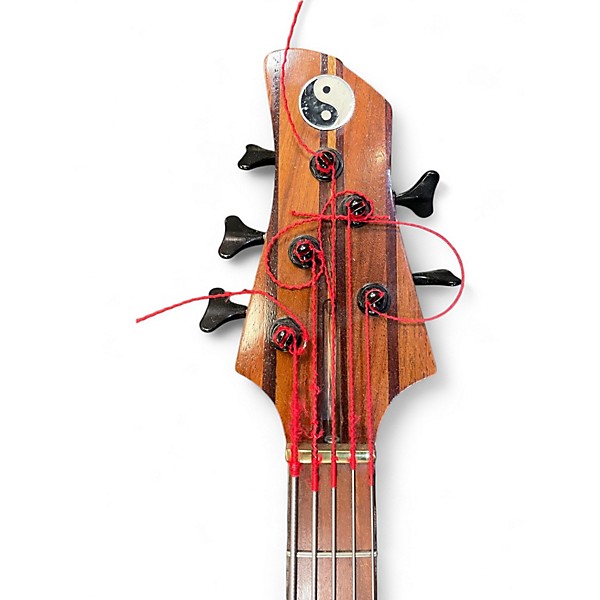 Used Steger Ying Yang  Natural Electric Bass Guitar
