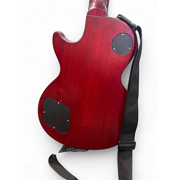 Used Gibson Les Paul Studio Satin Red Solid Body Electric Guitar