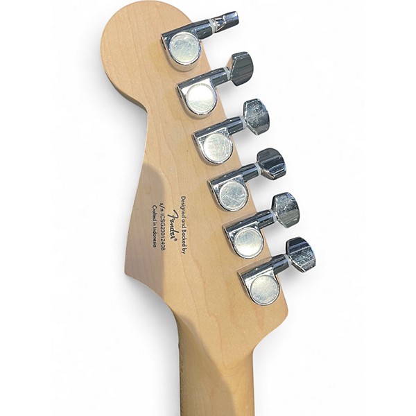 Used Squier Stratocaster HSS Green Solid Body Electric Guitar