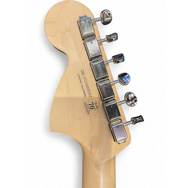 Used Fender American Performer Stratocaster SSS Satin Lake Placid Blue Solid Body Electric Guitar