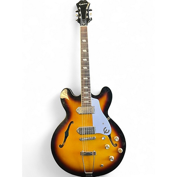 Used Epiphone Casino 2 Color Sunburst Hollow Body Electric Guitar