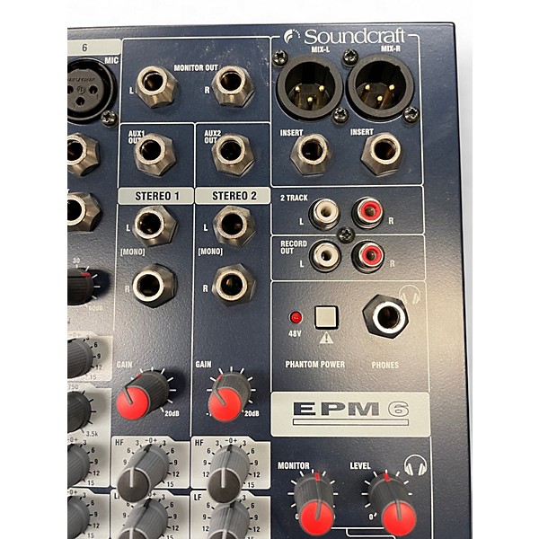 Used Soundcraft EPM6 Line Mixer | Guitar Center