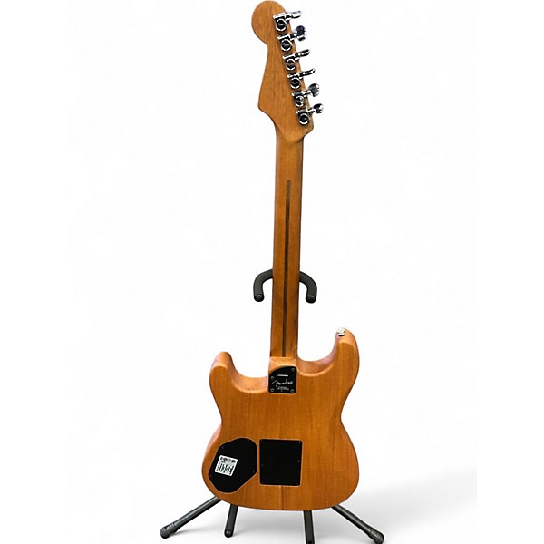 Used Fender American Acoustasonic Stratocaster Sonic Blue Acoustic Electric Guitar