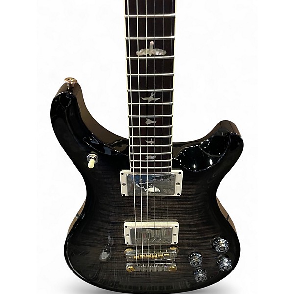 Used PRS McCarty 594 Double Cut 10 Top Trans Black Solid Body Electric Guitar