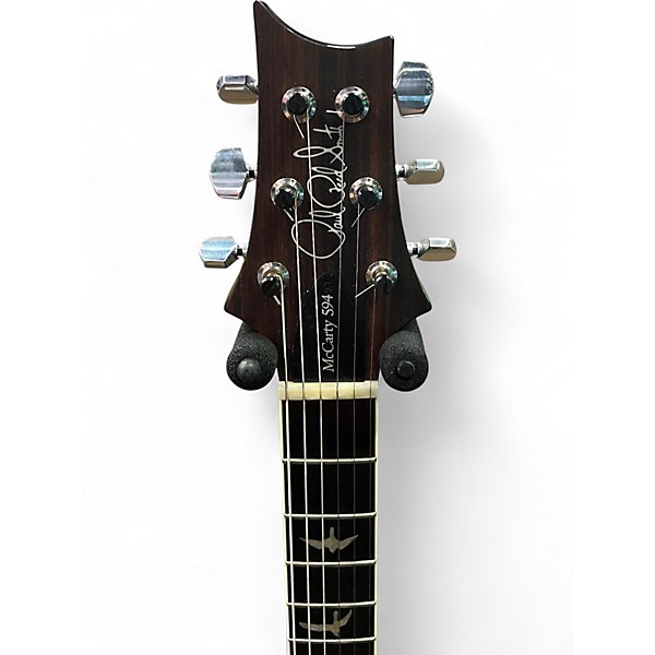 Used PRS McCarty 594 Double Cut 10 Top Trans Black Solid Body Electric Guitar