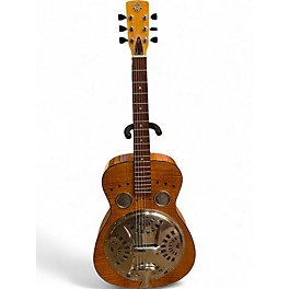 Used Dobro Hound Dog Deluxe Round Neck Natural Resonator Guitar