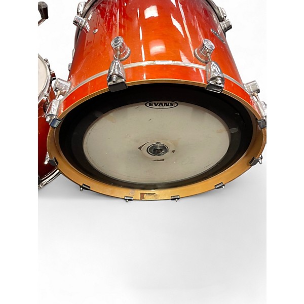 Used PDP by DW 3 Piece FX Series tobacco fade Drum Kit