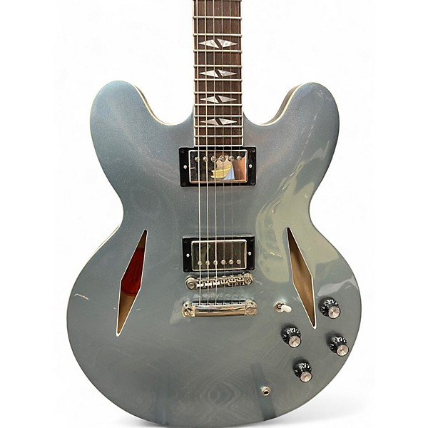 Used Epiphone DG-335 Dave Grohl Signature Lake Pelham Blue Hollow Body Electric Guitar