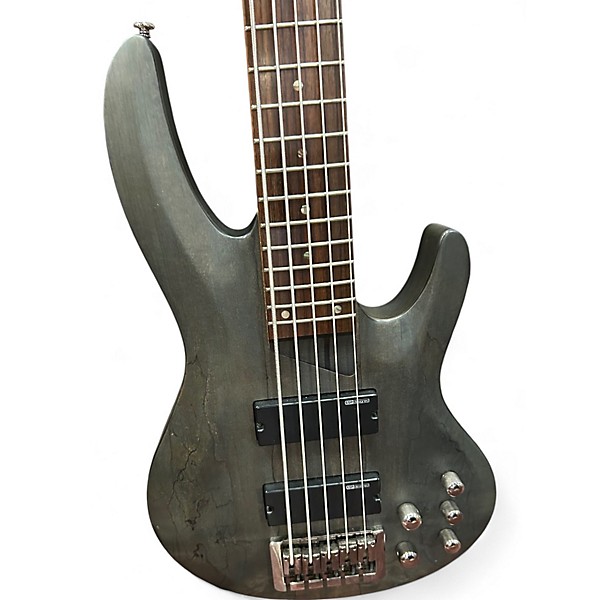 Used ESP LTD B205SM 5 String Satin Black Electric Bass Guitar