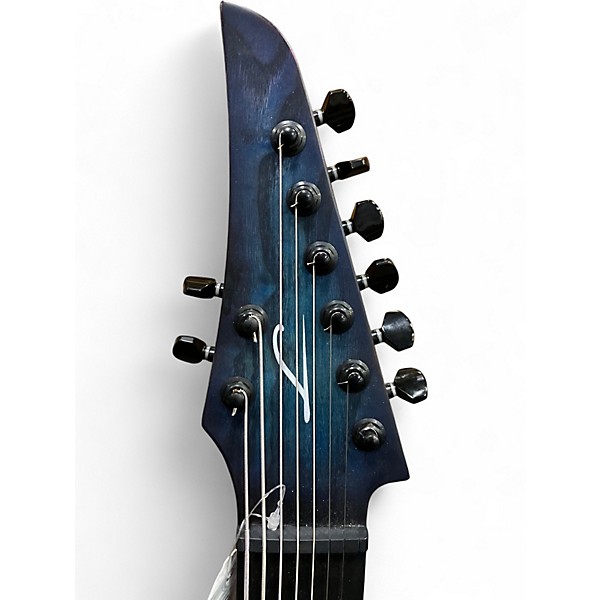 Used Legator NINJA 8 EVERTUNE Blue Solid Body Electric Guitar