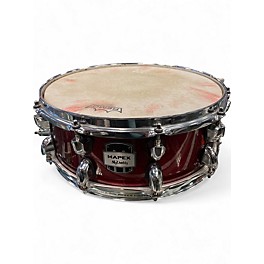 Used Mapex 14X6 Mydentity Snare RED SPARKLE Drum