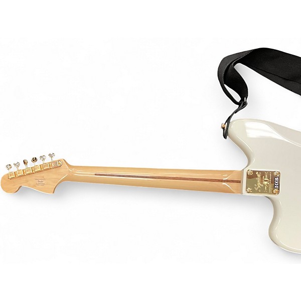 Used Squier 40TH ANNIVERSARY JAZZMASTER Olympic White / GOLD