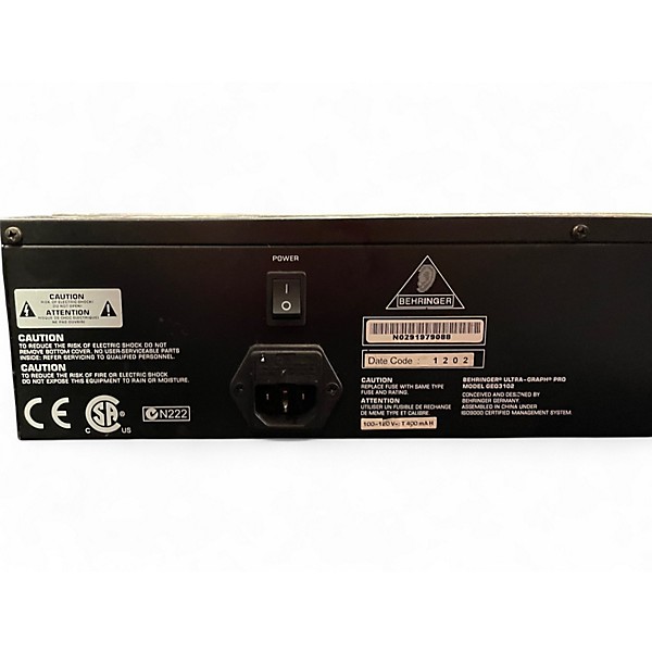 Used Behringer GEQ3102 Equalizer