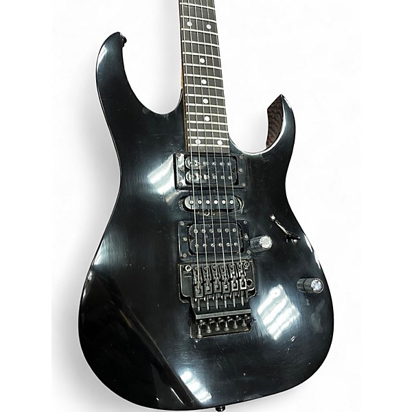 Used Ibanez RG570 Black Solid Body Electric Guitar