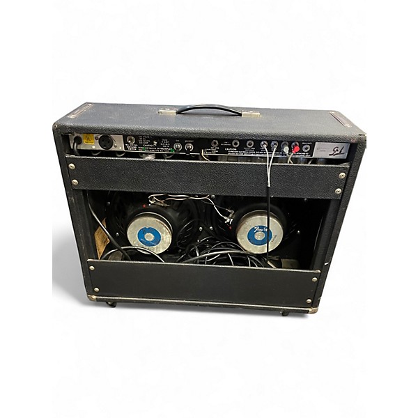 Used Fender Twin Reverb 2x12 Silverfacw Tube Guitar Combo Amp