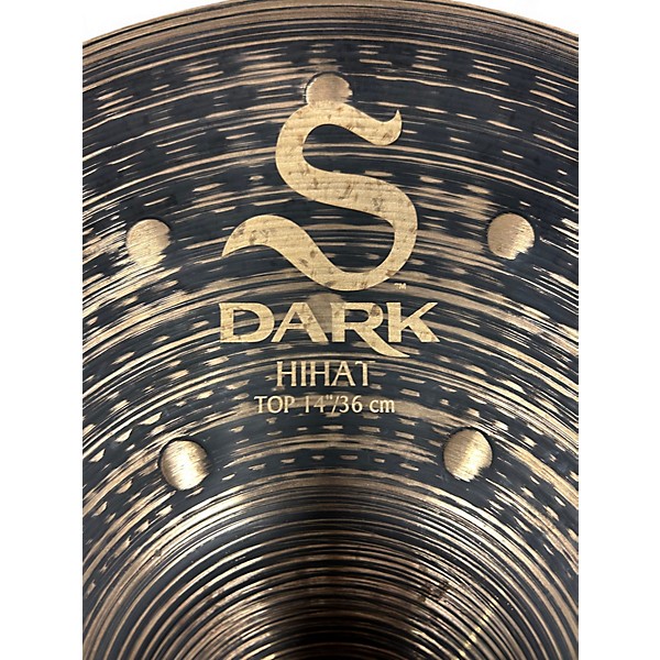 Used Zildjian 14in S DARK HI HAT PAIR Cymbal