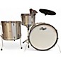 Used Indie 3 Piece ALUMINUM KALAMAZOO ALUMINUM Drum Kit thumbnail