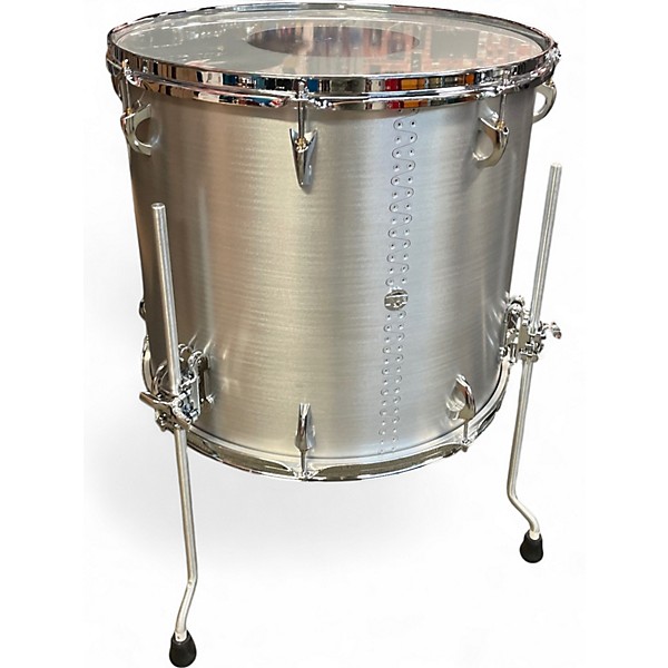 Used Indie 3 Piece ALUMINUM KALAMAZOO ALUMINUM Drum Kit
