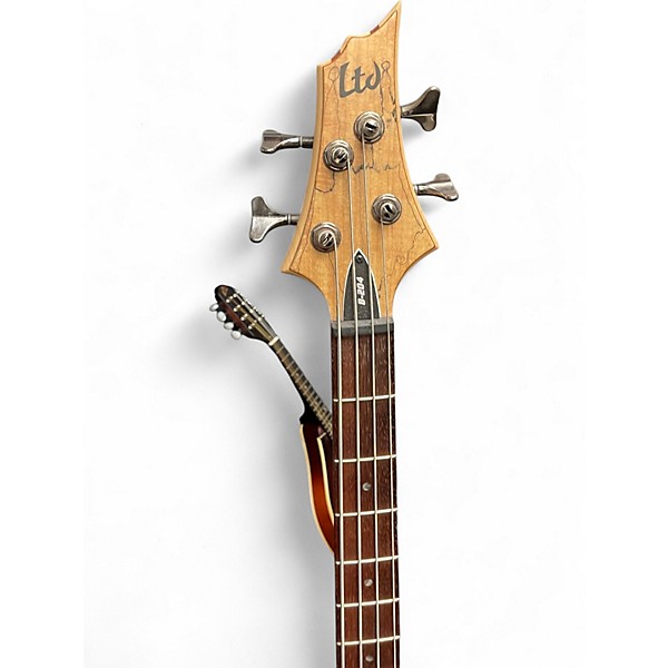 Used ESP LTD B204 Natural Electric Bass Guitar