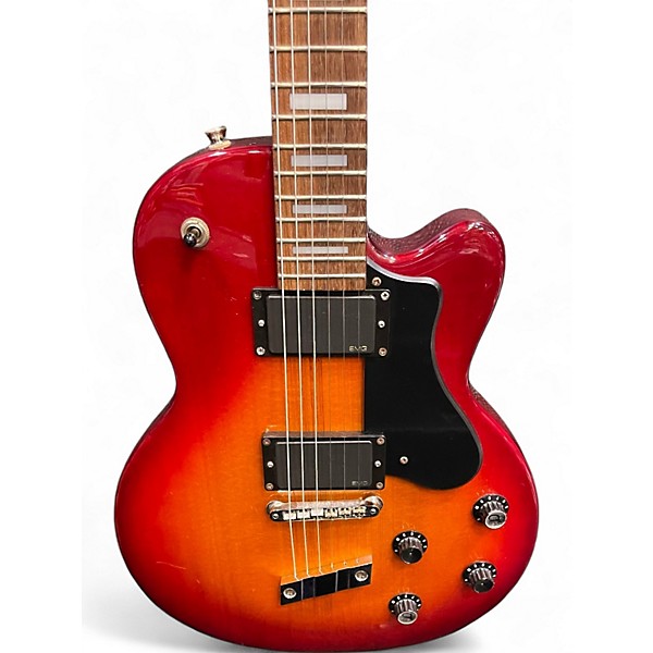 Used DeArmond M65C Cherry Sunburst Solid Body Electric Guitar