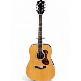 Used Guild D260E Deluxe Natural Acoustic Electric Guitar