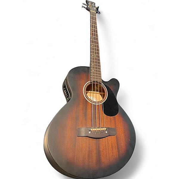 Used Mitchell T239BCE-BST Brown Acoustic Bass Guitar