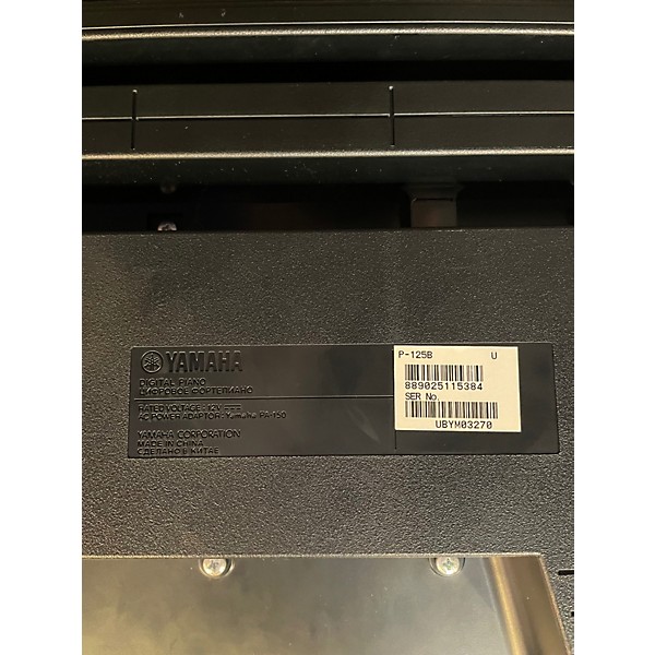 Used Yamaha P125 Digital Piano
