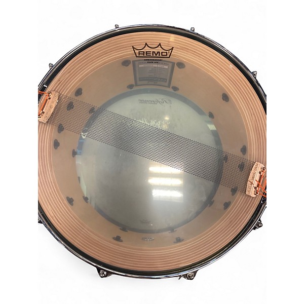 Used Pearl 14in Reference Snare Metallic Red Drum